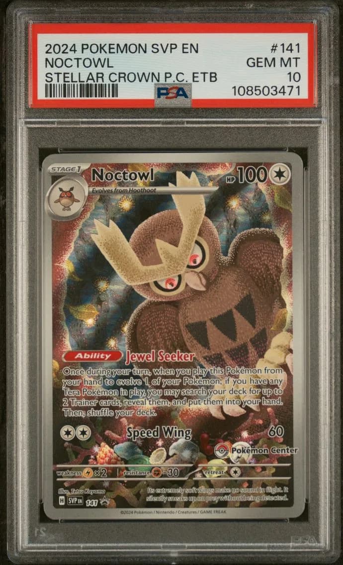 Noctowl, SV Black Star Promo, PSA 10
