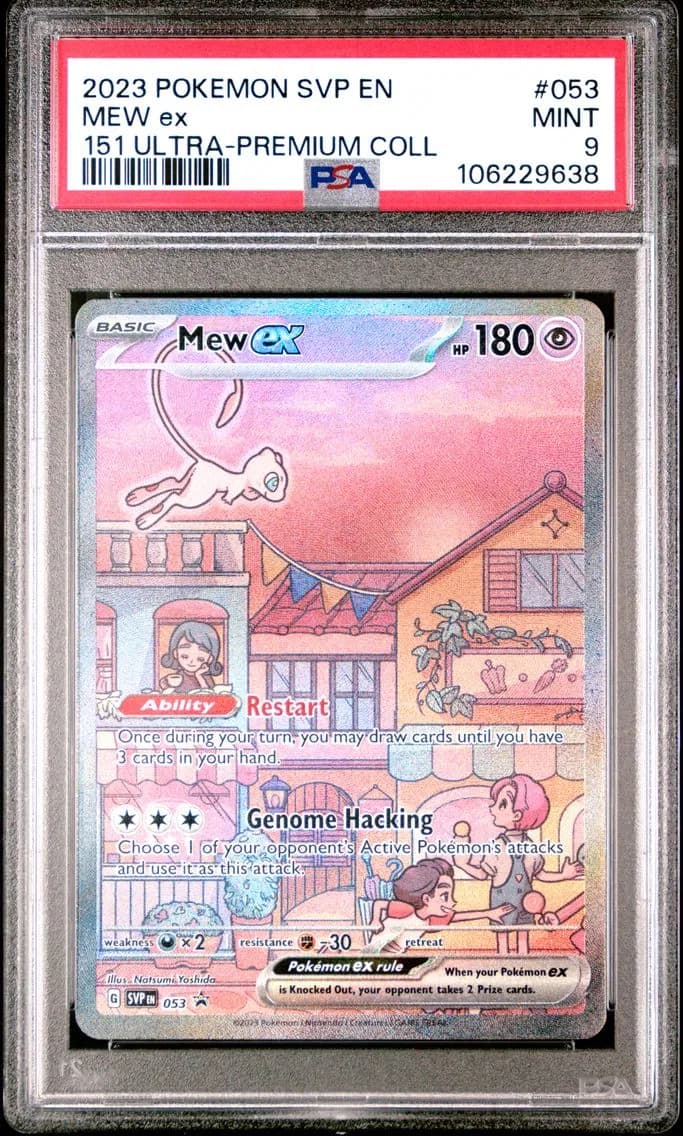 Mew EX, SV Black Star Promo, PSA 9