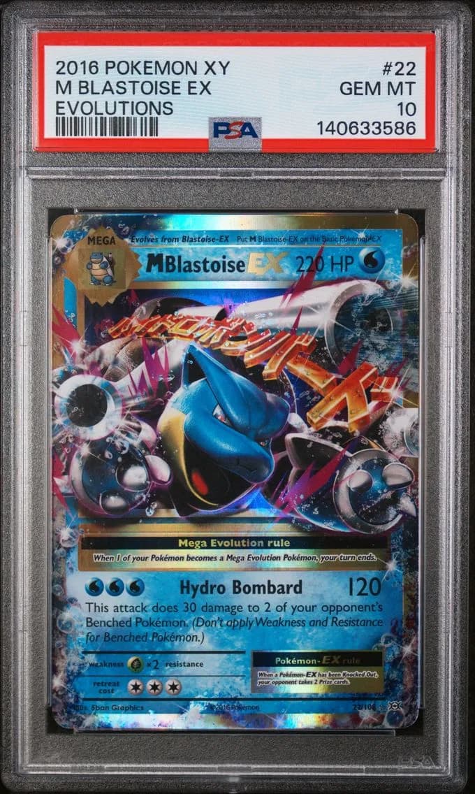 M Blastoise EX, XY Evolutions, PSA 10