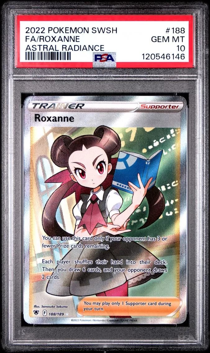 Roxanne, Sword & Shield Astral Radiance, PSA 10