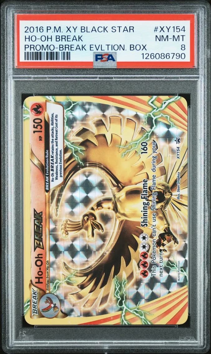 HO-Oh Break, XY Black Star Promo, PSA 8