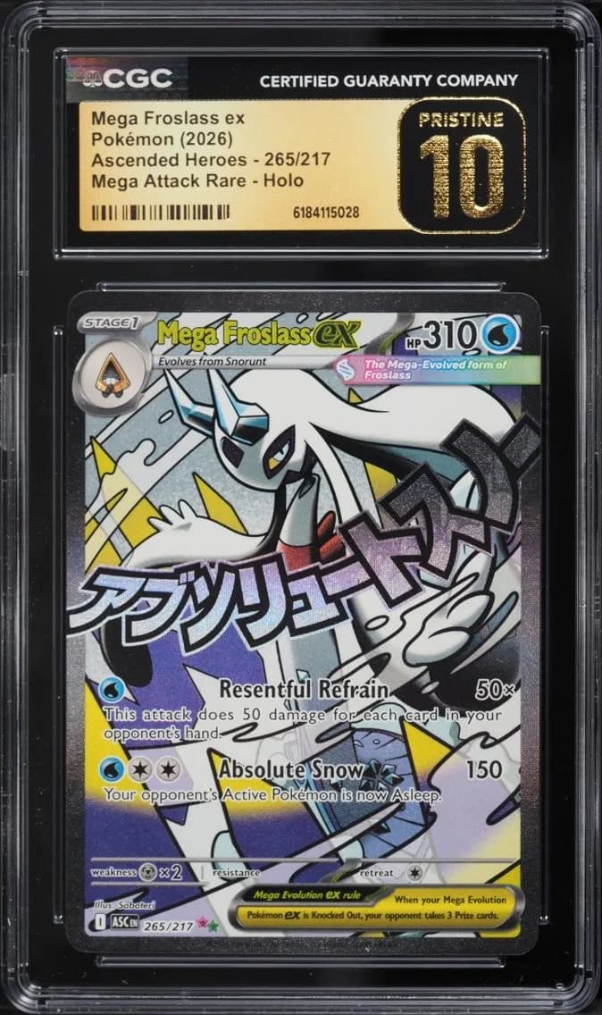Mega Froslass EX, Ascended Heroes, CGC 10