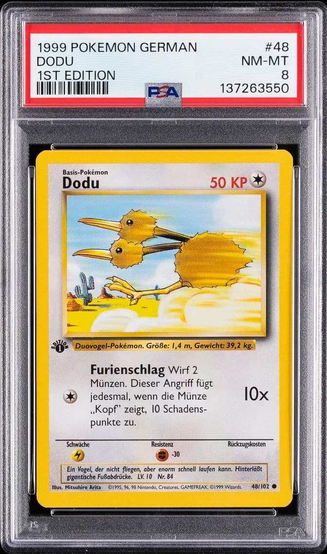 Dodu 1st Edition, German, PSA 8