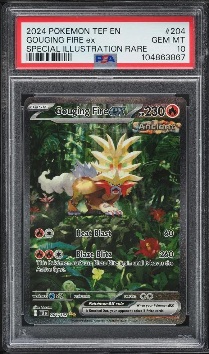 Gouging Fire EX, Temporal Forces, PSA 10