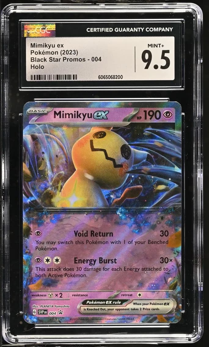 Mimikyu ex, Black Star Promos - Scarlet & Violet SVPEN, CGC 9.5