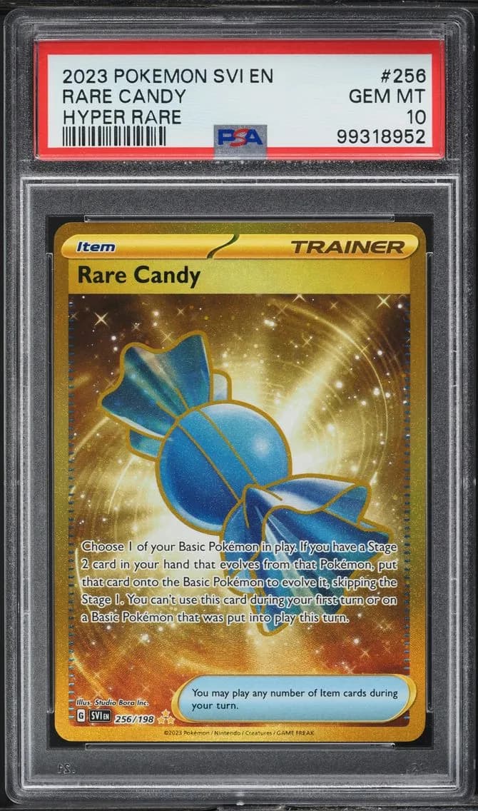 Rare Candy, Scarlet & Violet, PSA 10