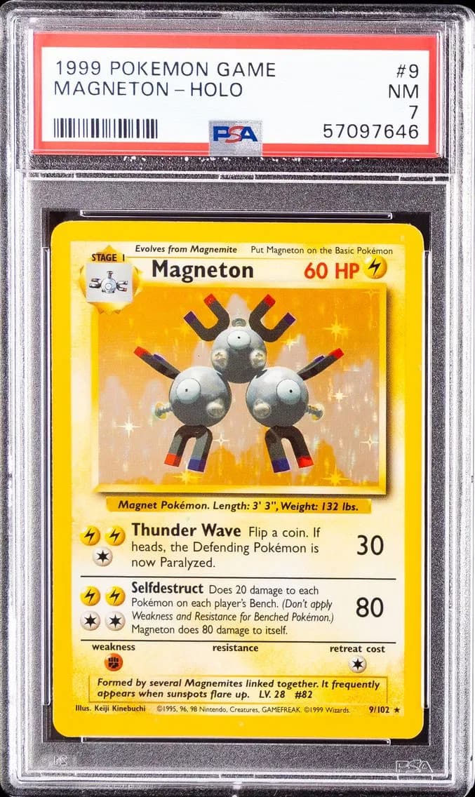 Magneton-Holo, Game, PSA 7