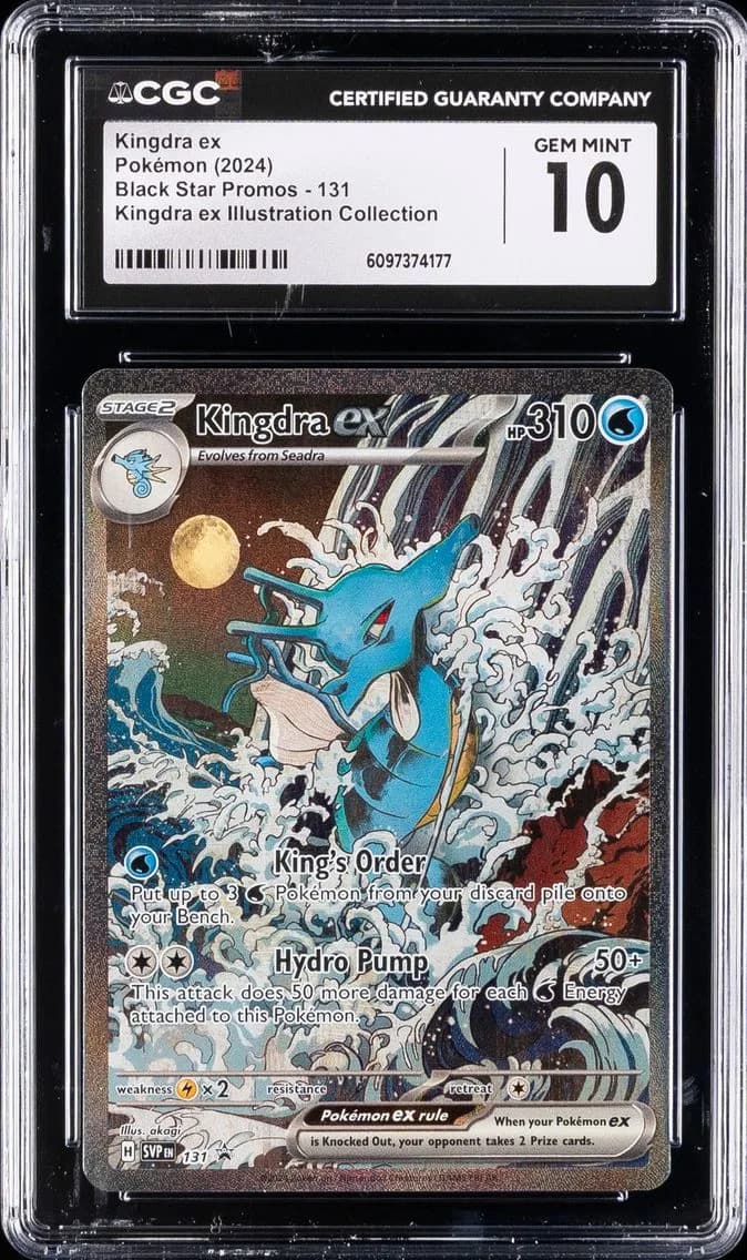 Kingdra EX, Black Star Promos - Scarlet & Violet SVP EN, CGC 10