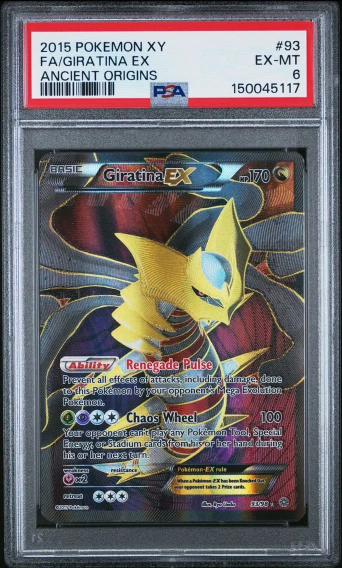 Giratina EX, XY Ancient Origins, PSA 6