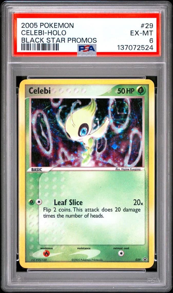 Celebi-Holo, Black Star Promos, PSA 6