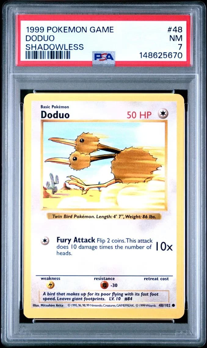 Doduo Shadowless, Game, PSA 7
