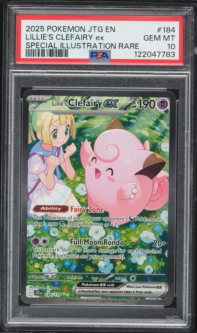 Lillie's Clefairy EX, Journey Together, PSA 10