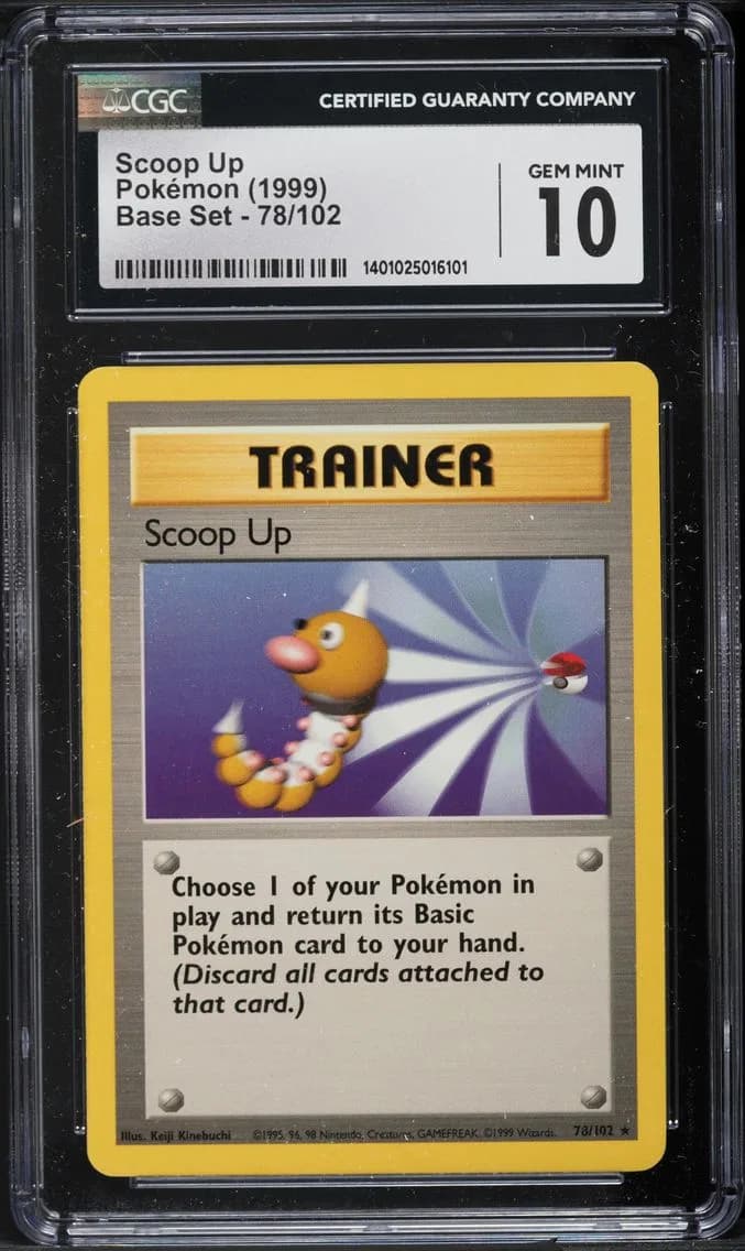 Scoop Up, Base Set - Unlimited, CGC 10
