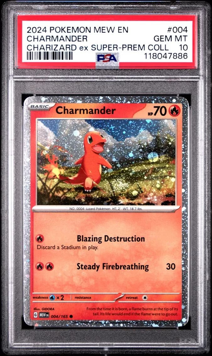 Charmander, 151, PSA 10