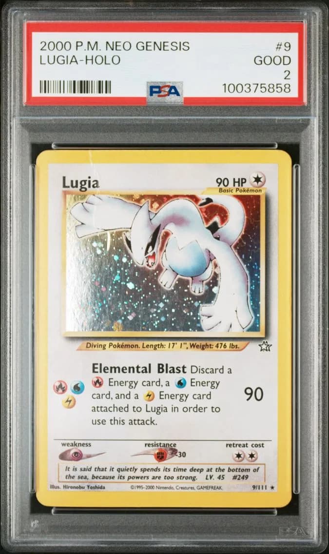 Lugia-Holo, Neo Genesis, PSA 2