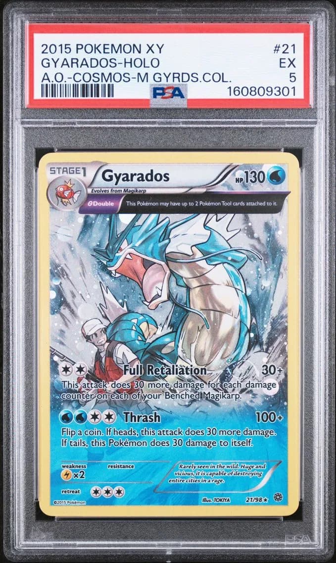 Gyarados-Holo, XY Ancient Origins, PSA 5