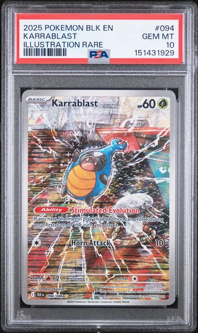Karrablast, Black Bolt, PSA 10