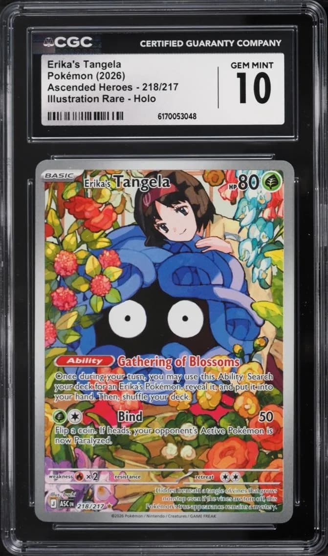 Erika's Tangela, GEM MINT, CGC 10