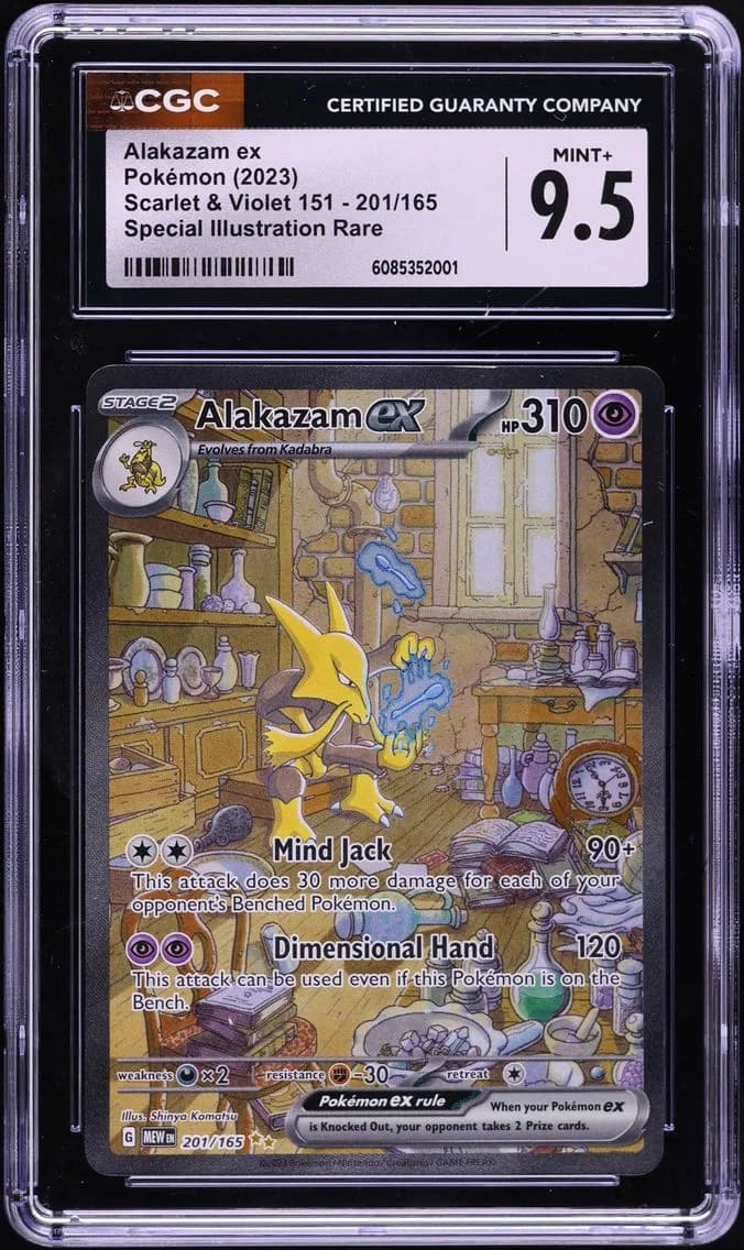 Alakazam EX, Scarlet & Violet 151, CGC 9.5