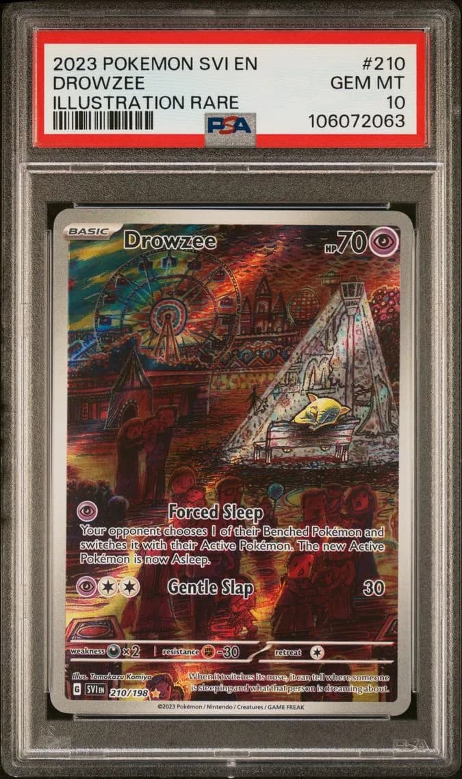 Drowzee, Scarlet & Violet, PSA 10