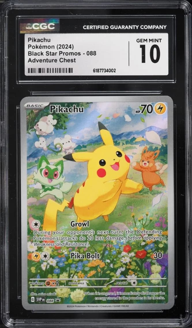 Pikachu, Black Star Promos - Scarlet & Violet SVP EN, CGC 10
