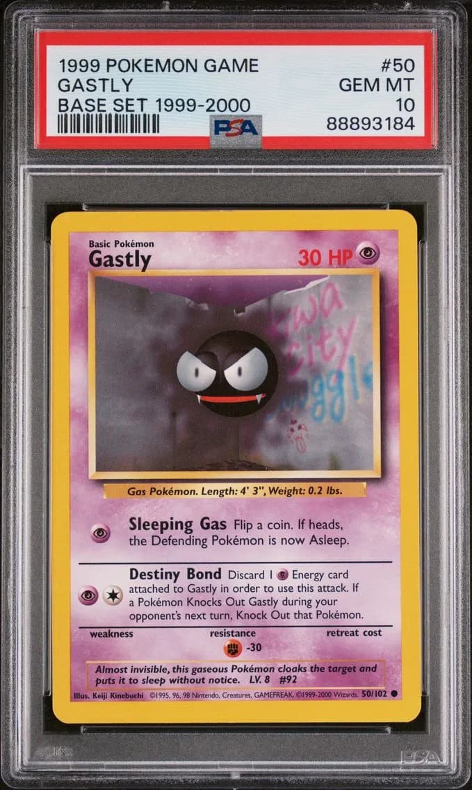 Gastly, Game, PSA 10