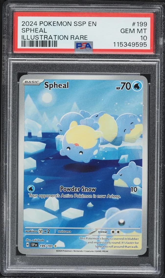 Spheal, Surging Sparks, PSA 10