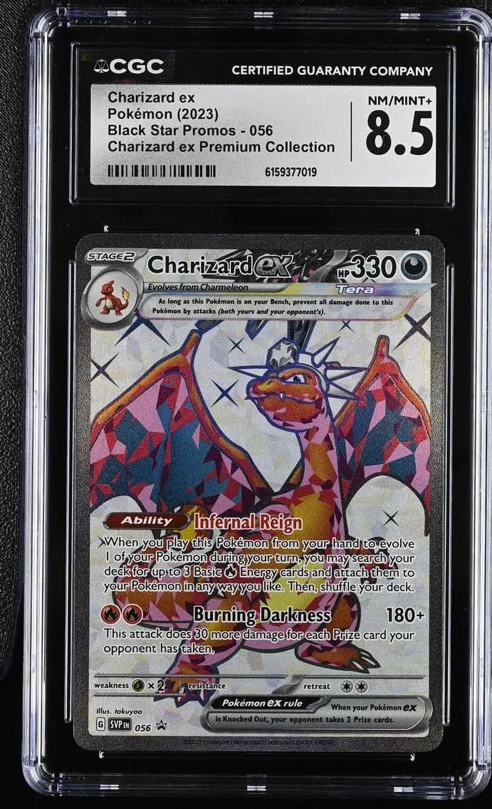 Charizard ex, Black Star Promos - Scarlet & Violet SVP EN, CGC 8.5