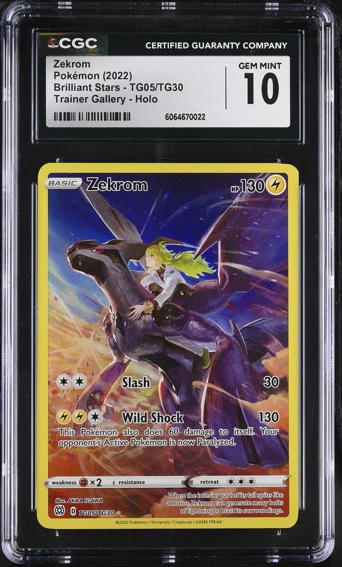 Zekrom, Brilliant Stars, CGC 10