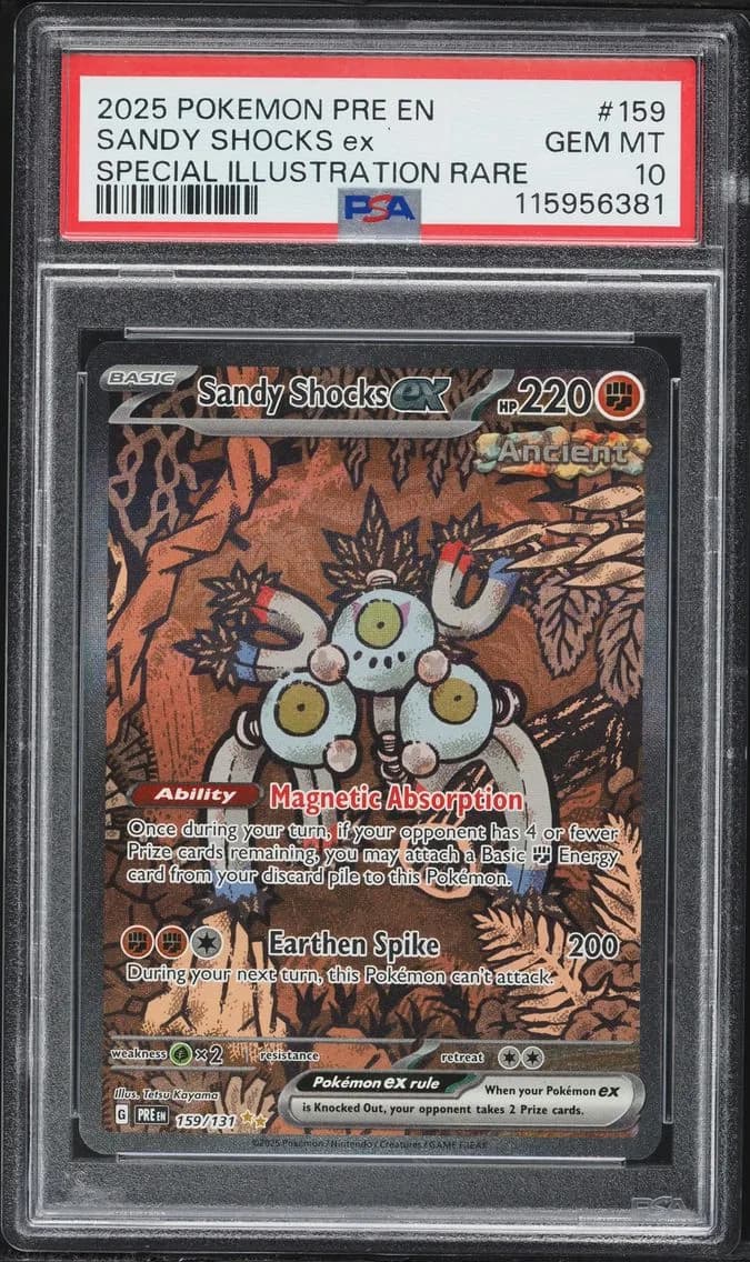 Sandy Shocks EX, Prismatic Evolutions, PSA 10