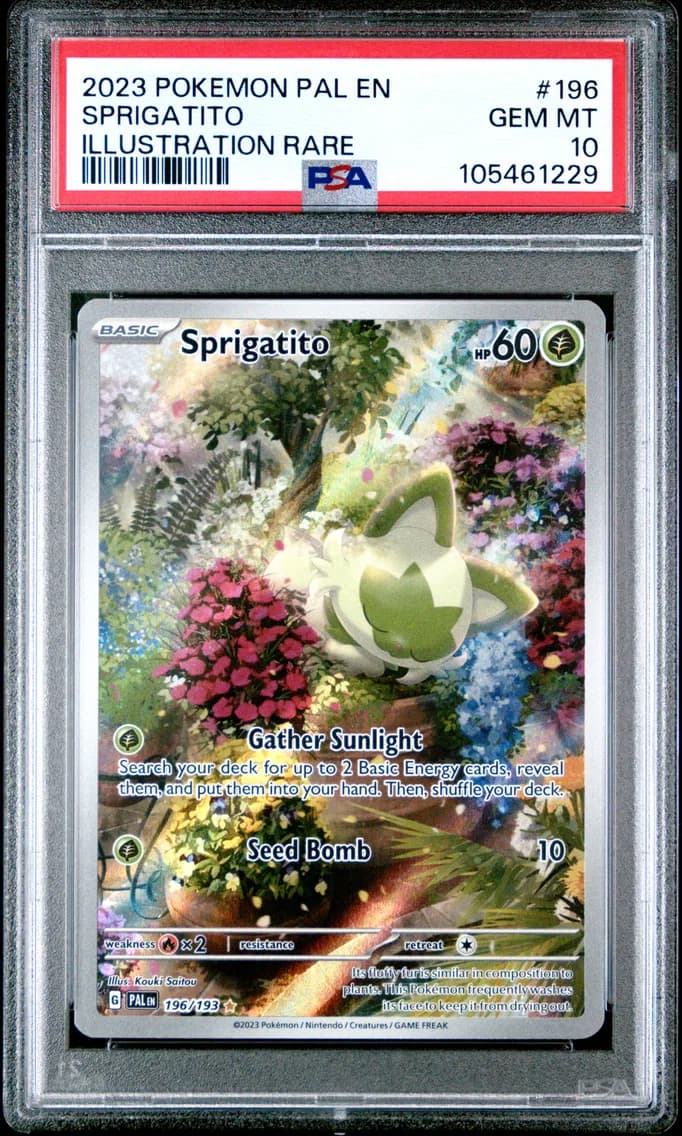 Sprigatito, Paldea Evolved, PSA 10