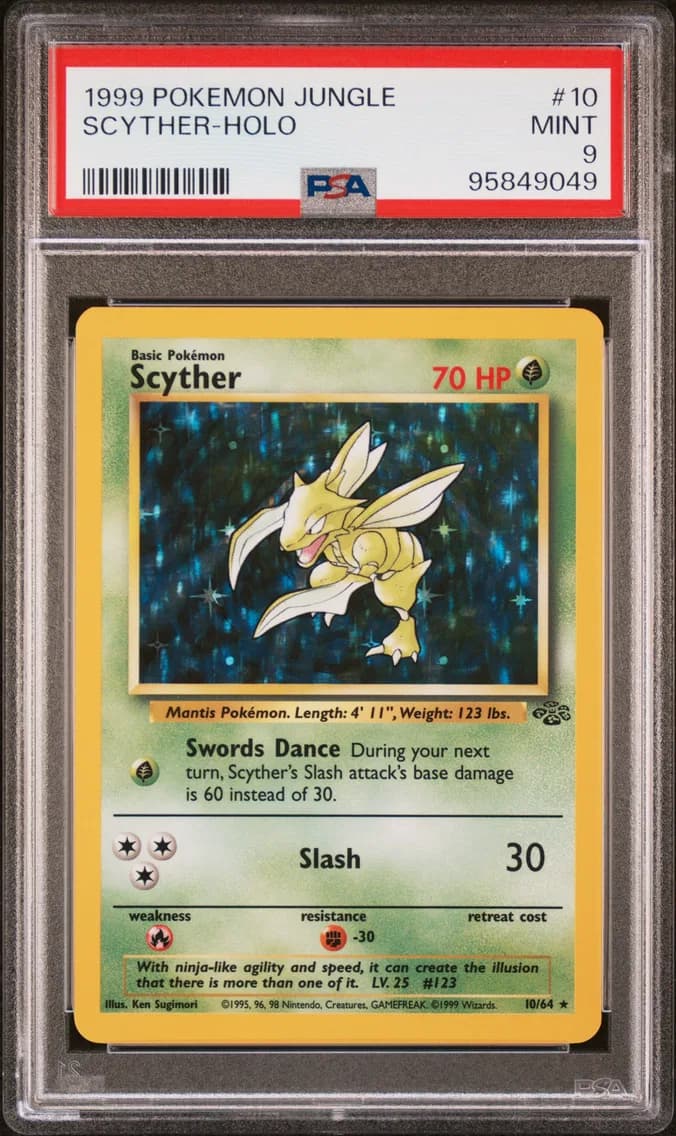 Scyther-Holo, Jungle, PSA 9