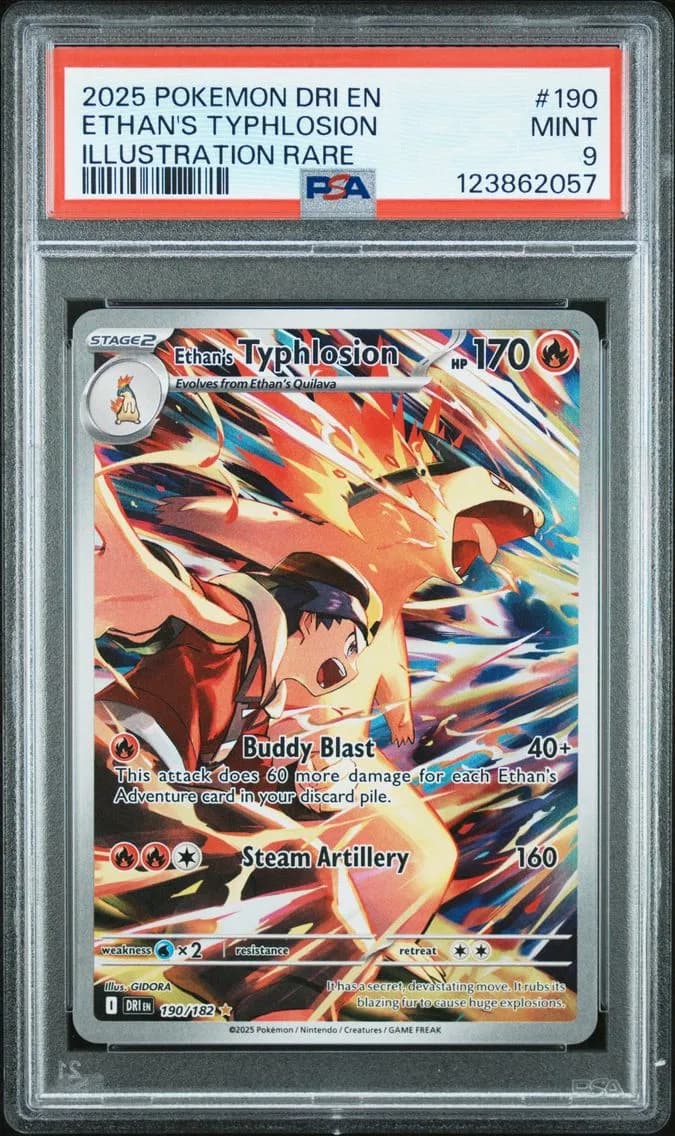 Ethan's Typhlosion, Destined Rivals, PSA 9