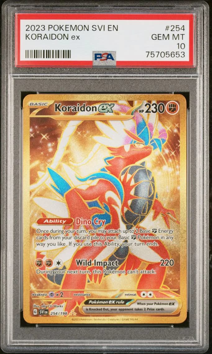 Koraidon EX, Scarlet & Violet, PSA 10