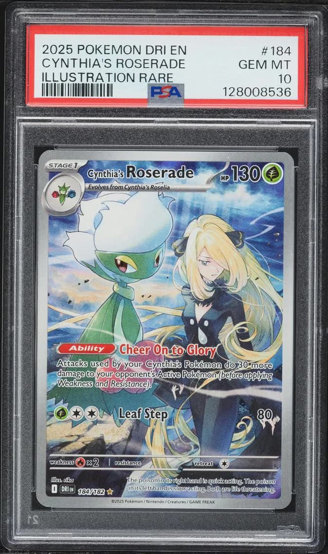 Cynthia's Roserade, Destined Rivals, PSA 10