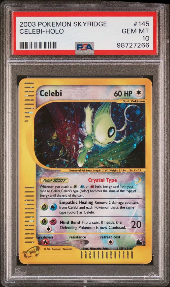 Celebi-Holo, Skyridge, PSA 10