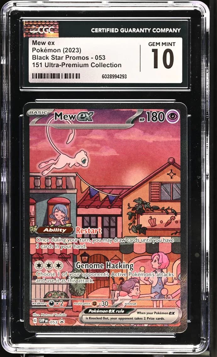 Mew EX, Black Star Promos - Scarlet & Violet SVPEN, CGC 10