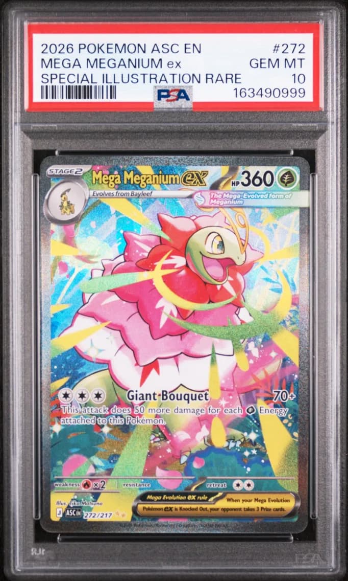 Mega Meganium EX, Ascended Heroes, PSA 10