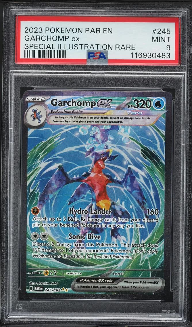 Garchomp EX, Paradox Rift, PSA 9