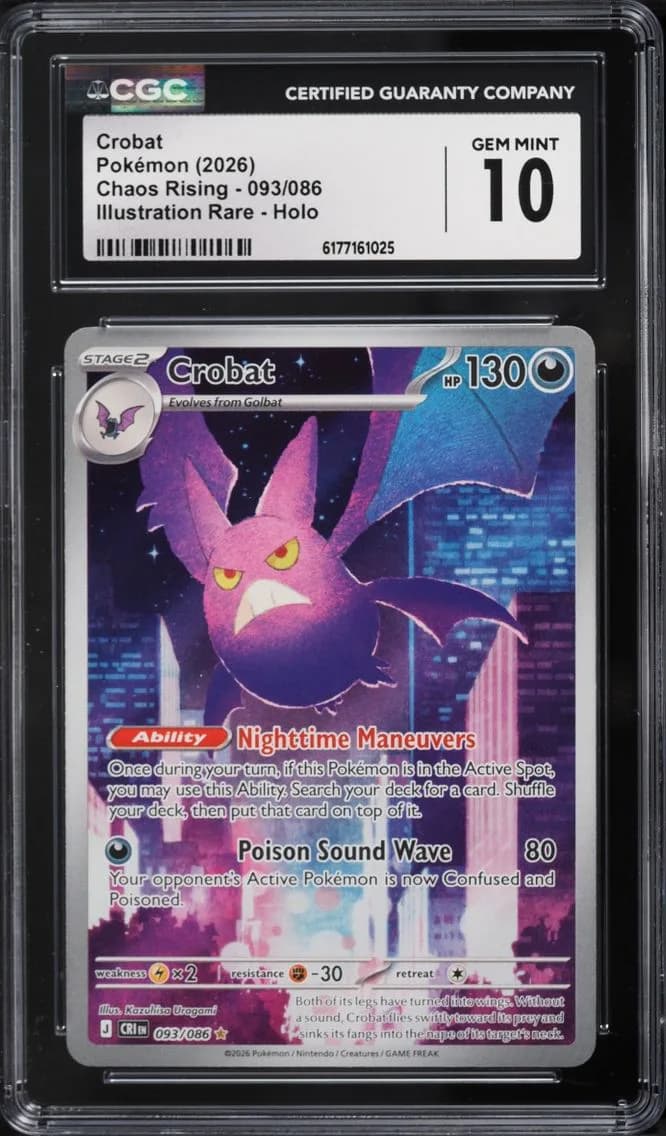 Crobat, Chaos Rising, CGC 10