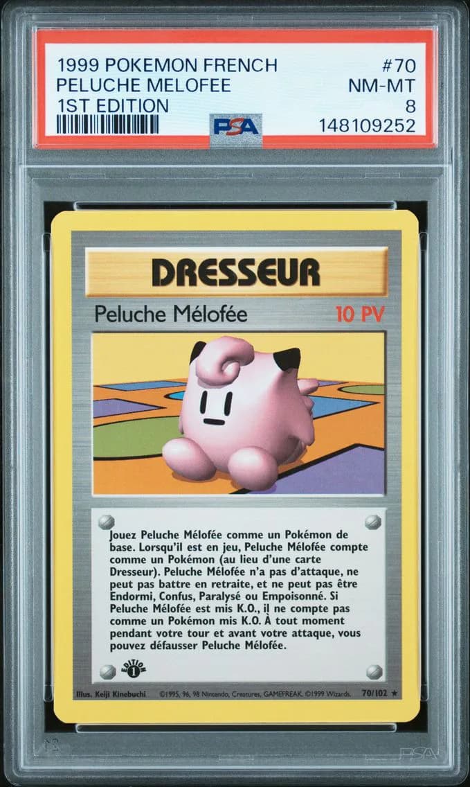 Peluche Melofee 1st Edition, French, PSA 8
