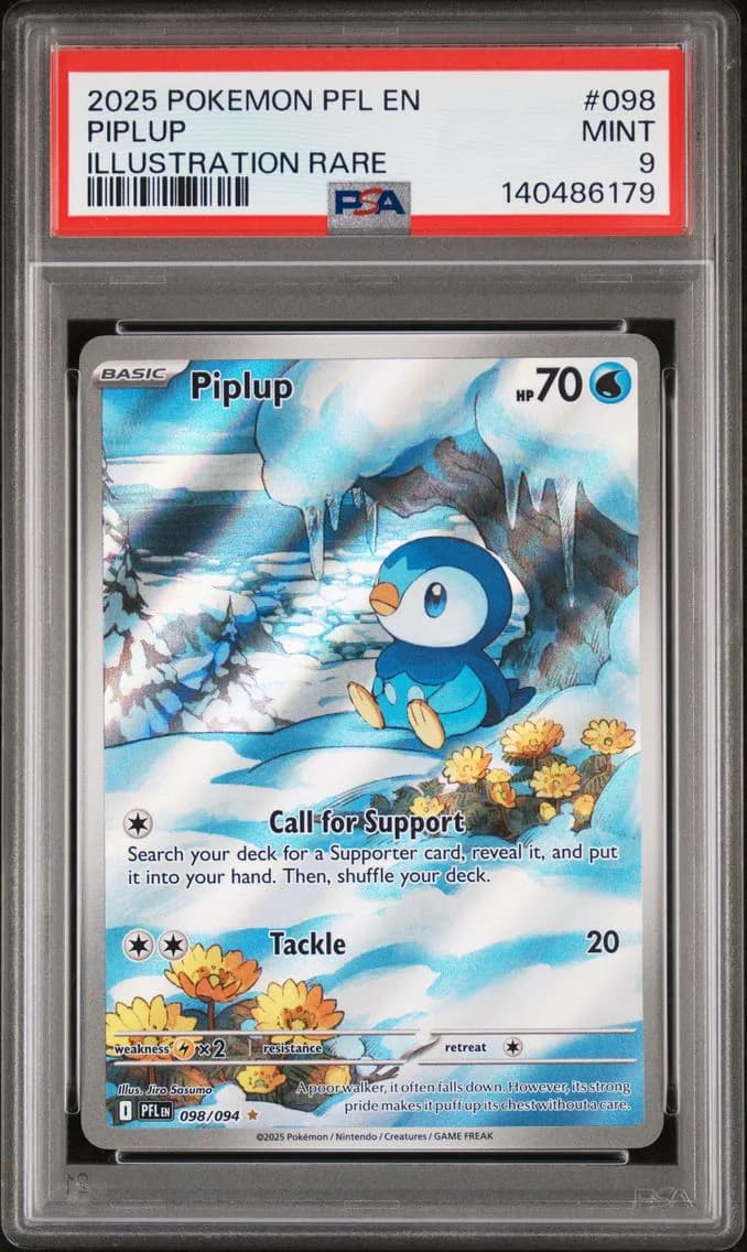 Piplup, Phantasmal Flames, PSA 9
