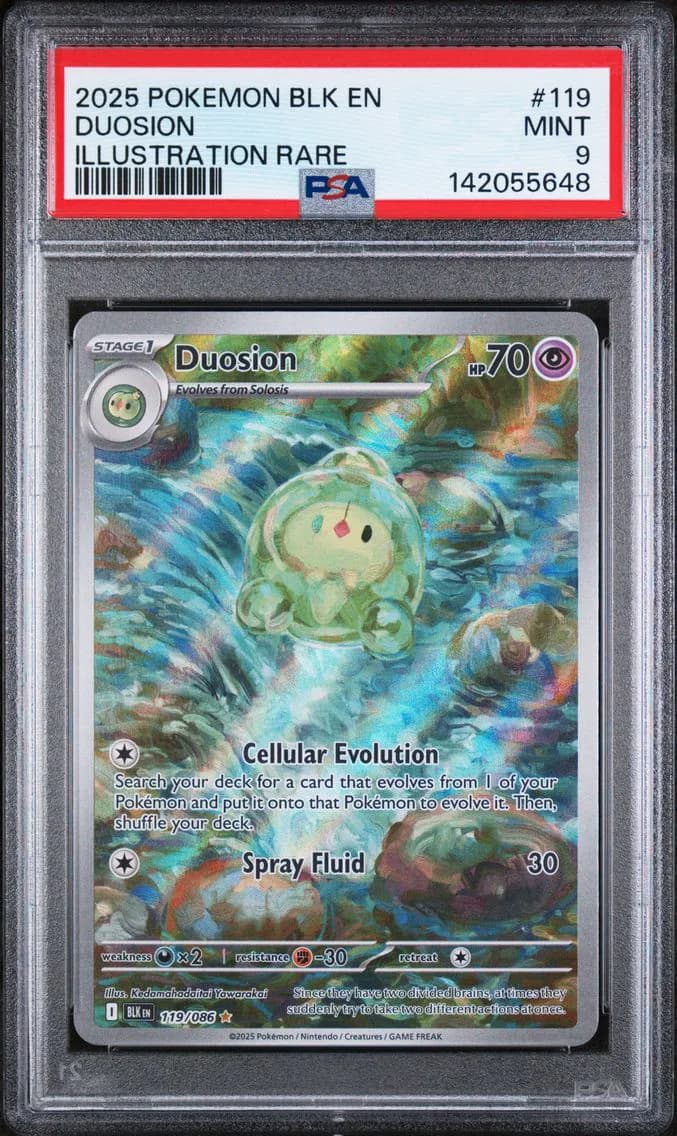 Duosion, Black Bolt, PSA 9