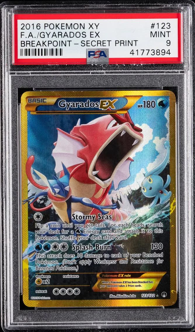 Gyarados EX, XY Breakpoint, PSA 9