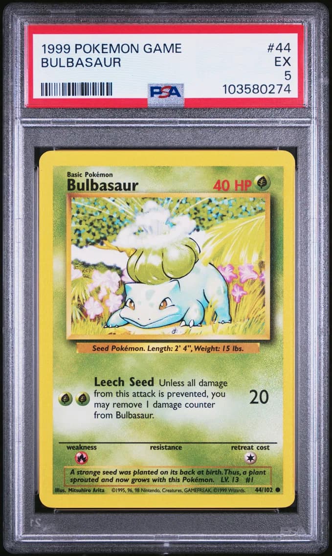 Bulbasaur, Game, PSA 5