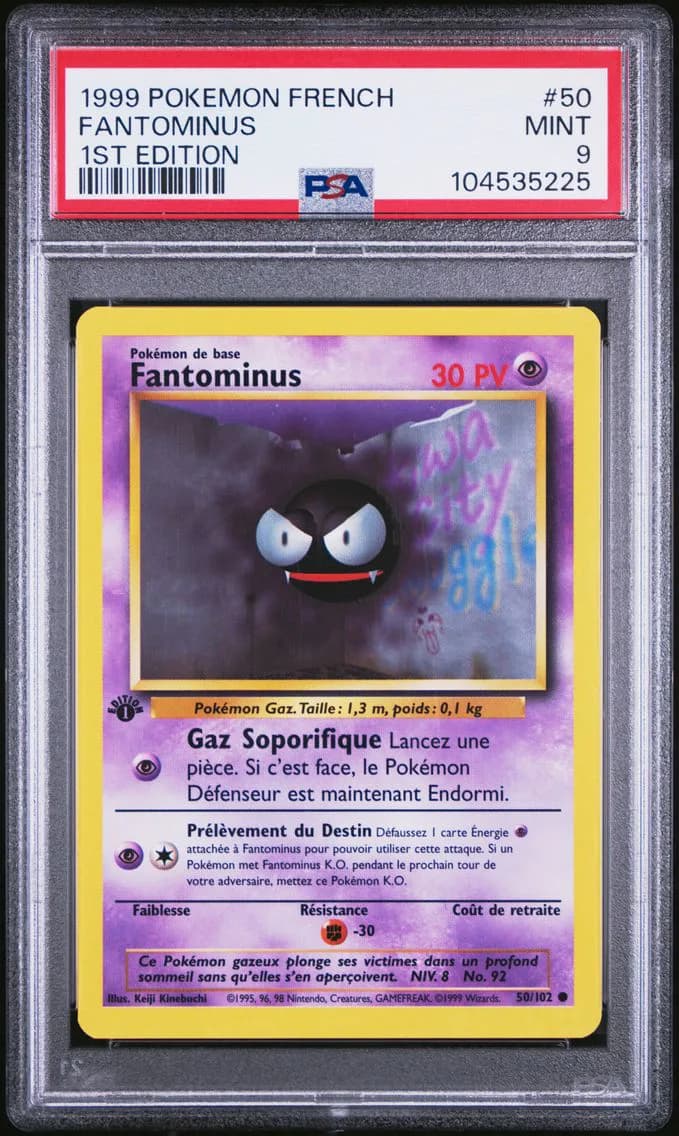 Fantominus 1st Edition, French, PSA 9