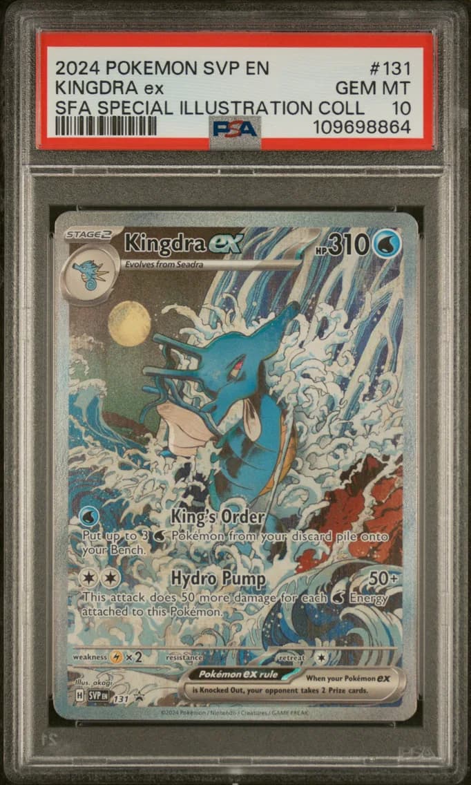 Kingdra EX, SV Black Star Promo, PSA 10