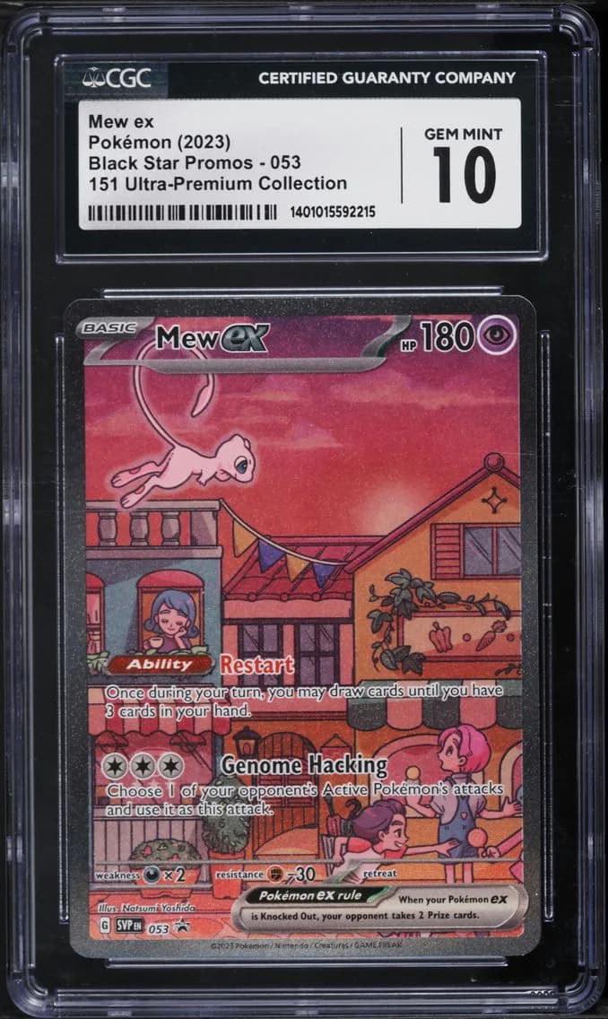 Mew EX, Black Star Promos - Scarlet & Violet SVPEN, CGC 10