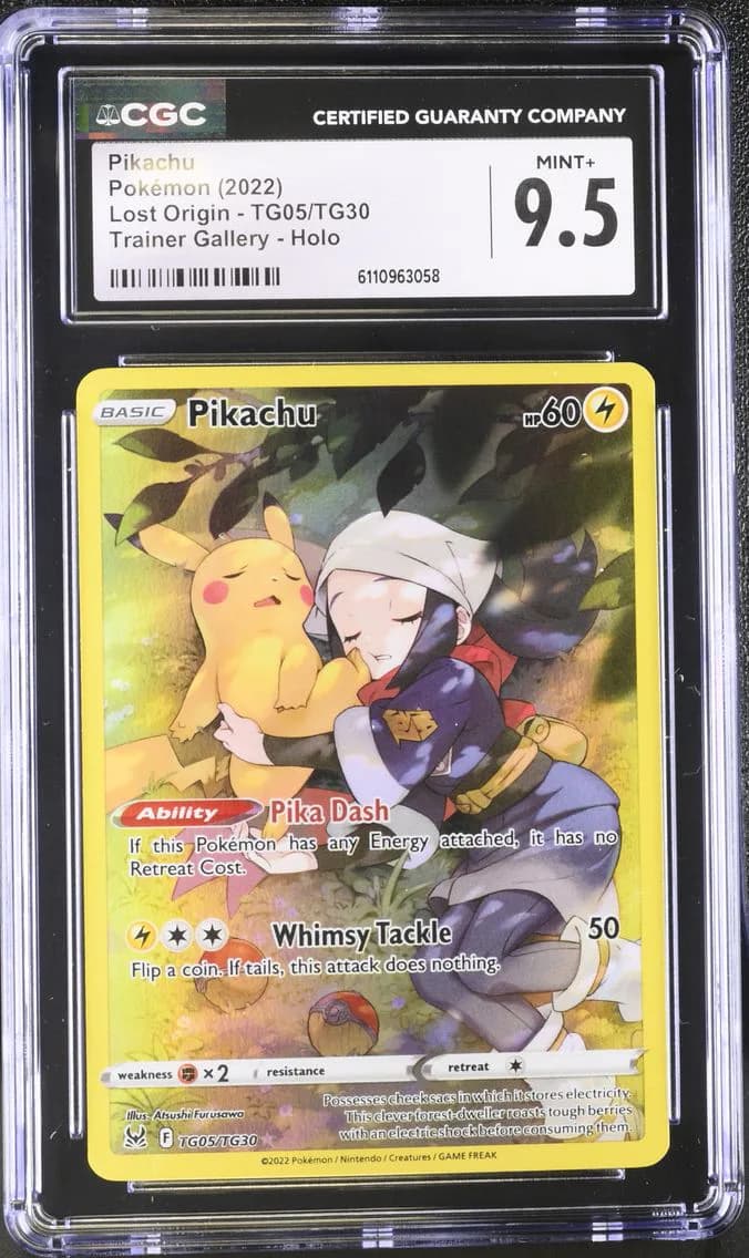 Pikachu, Lost Origin, CGC 9.5
