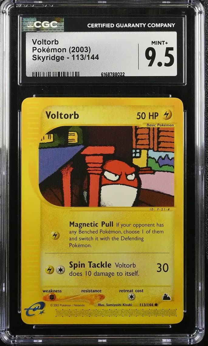 Voltorb, Skyridge, CGC 9.5